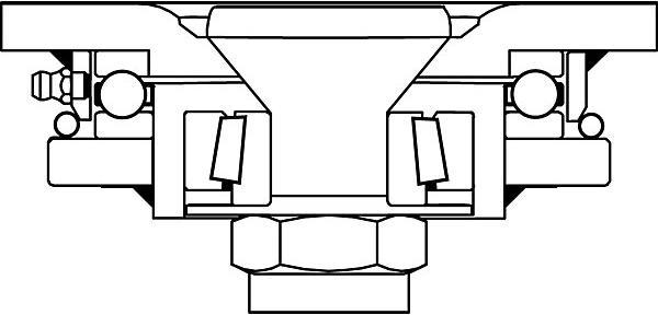 Immagine prodotto Proroll Pneumatici in poliuretano, dimensioni della piastra 175 x 140 mm