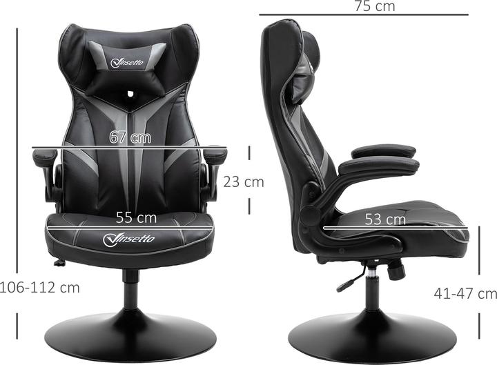 Produktbild Vinsetto Gaming Stuhl ergonomisch
