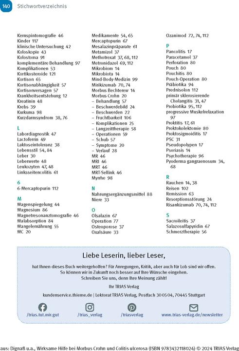 Produktbild Wirksame Hilfe bei Morbus Crohn und Colitis ulcerosa (Deutsch, Jürgen-Michael Stein, Axel Dignass, Franz Hartmann, 2024)