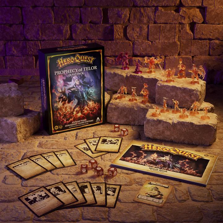 Produktbild Hasbro Gaming HeroQuest Die Prophezeiung von Telor Abenteuerpack, HeroQuest Basisspiel erforderlich (Deutsch)