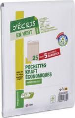 Actual product image GPV Green ECO envelopes, C5, 162 x 229 mm, brown