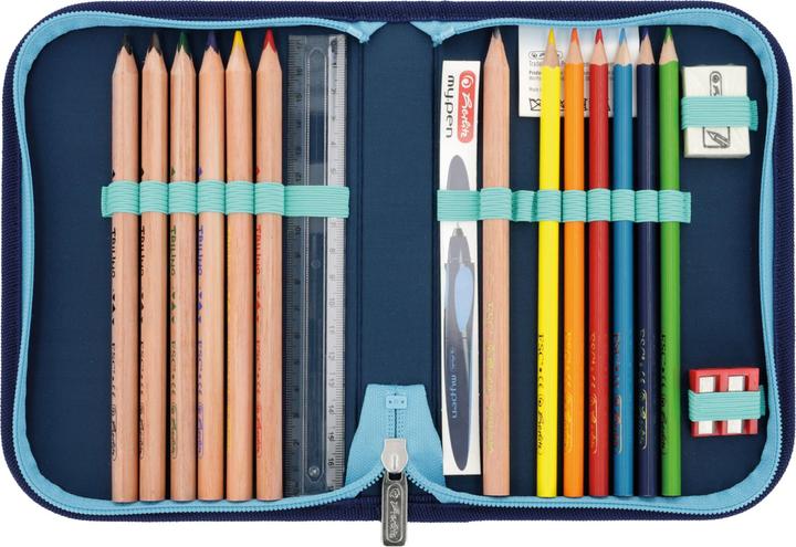 Actual product image Herlitz Elementary school r. SoftLight Plus Greenline Blue Ice (18 l)