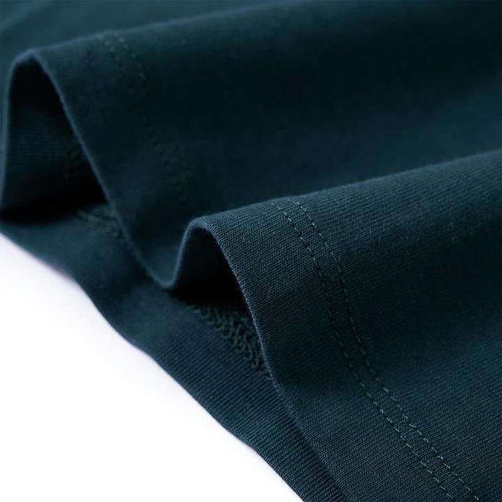 Immagine prodotto VidaXL Camicia da bambino a maniche lunghe verde scuro 140,Materiale: 95 (140)