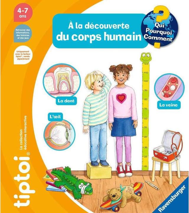 Image du produit tiptoi Ich entdecke den menschlichen Körper (Français, Collectif, 2023)