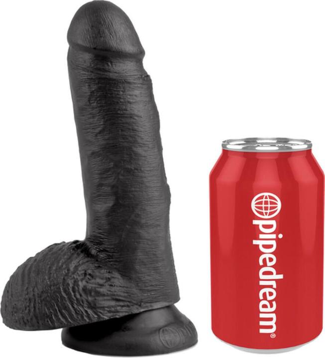 Actual product image Doc Johnson 7" Cock with Balls