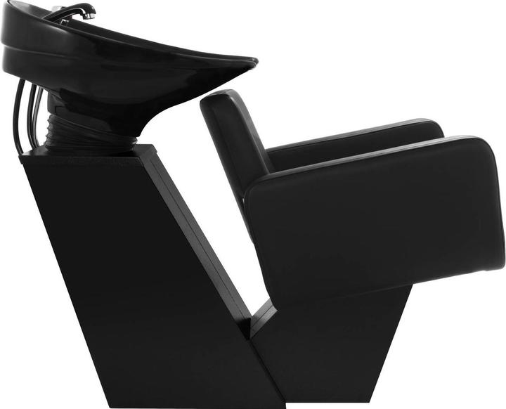 Produktbild Physa Friseur Waschbecken mit Sessel - 600 x 505 mm - Schwarz