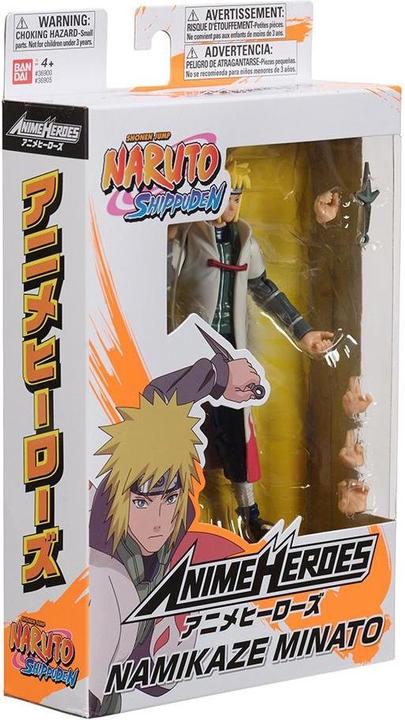 Actual product image Bandai Naruto Shippuden Anime Heroes - Minato Namikaze