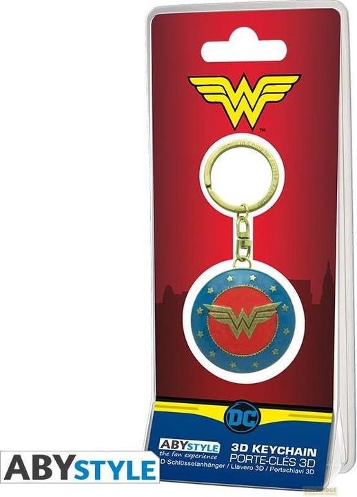 Produktbild ABYstyle DC COMICS - Keychain 3D Shield Wonder Woman X2