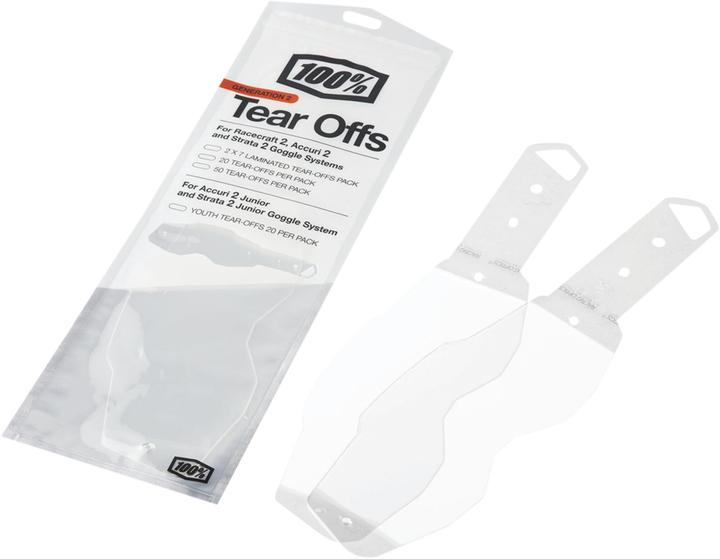 100% RC2/AC2/ST2 Laminated Tear-Offs 2 x 7 PK