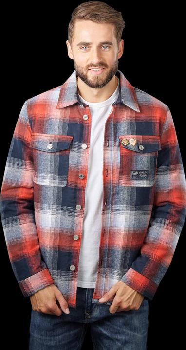 Produktbild Scotch & Soda Teddy Lined Checked Overshirt Blue/Mix (M)