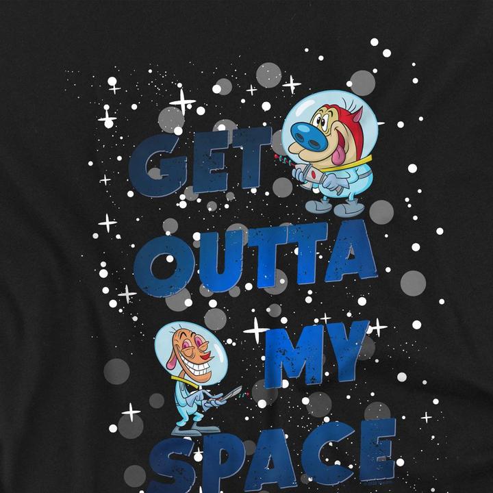 Image du produit Ren & Stimpy - T-shirt GET OUTTA MY SPACE - Homme (XL)