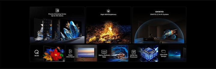 Actual product image TCL 98C6K (65", Mini-LED, 4K, 2025)