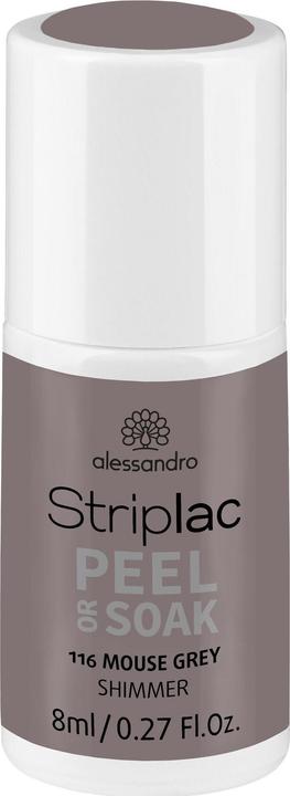 Immagine prodotto Alessandro Striplac Peel o Soak Mouse Grey 8 ml (Grigio, Smalto pelabile)