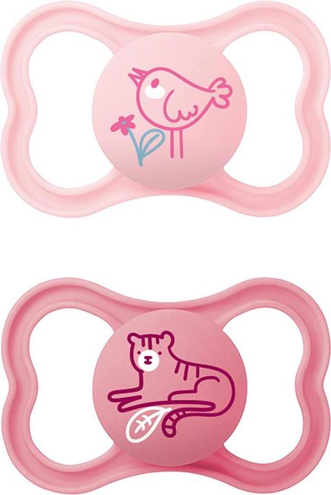 Actual product image MAM Air silicone 6-16 rose 2pcs (2 x, 6 - 16 M.)