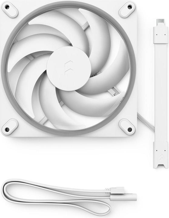 Actual product image Fractal D. Momentum 14 RGB White (140 mm, 1 x)