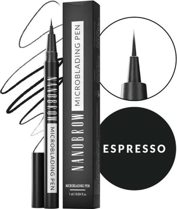 Actual product image Nanobrow Microblading Pen Precision Eyebrow Pen Espresso 1ml (Espresso)