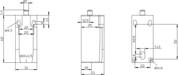 Immagine prodotto Siemens Interruttore di base per interruttore di posizione 31mm