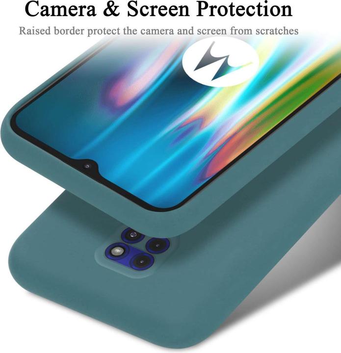 Actual product image Cadorabo Bumper Case for Motorola MOTO G9 PLAY TPU Liquid Silicone Cover for Motorola MOTO G9 PLAY (Motorola Moto G9 Play)