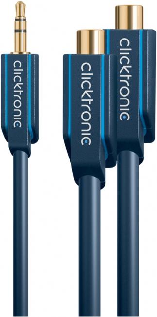 Image du produit Goobay Adaptateur Y MP3 (0.10 m, Jack 3,5 mm (AUX), RCA)