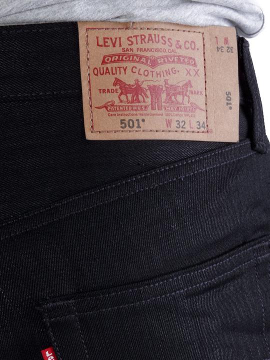 Actual product image Levis 501 Jeans polished black (W32/L34)