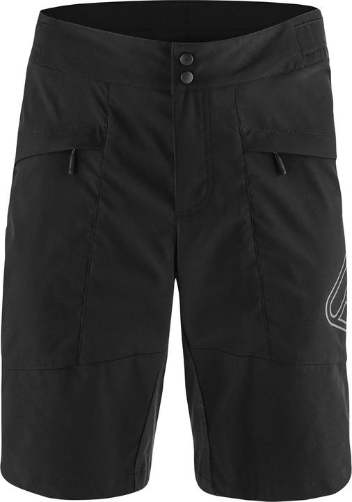 Actual product image Löffler Loeffler Radlerhosen mit Sitzpolster kurz M Bike Shorts Leon-G CSL Herren - Schwarz (L)