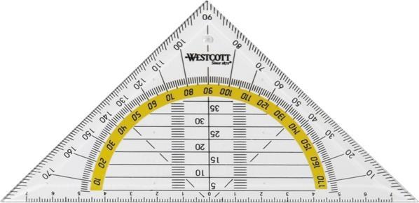 Image du produit Westcott Triangle de géométrie (14 cm)