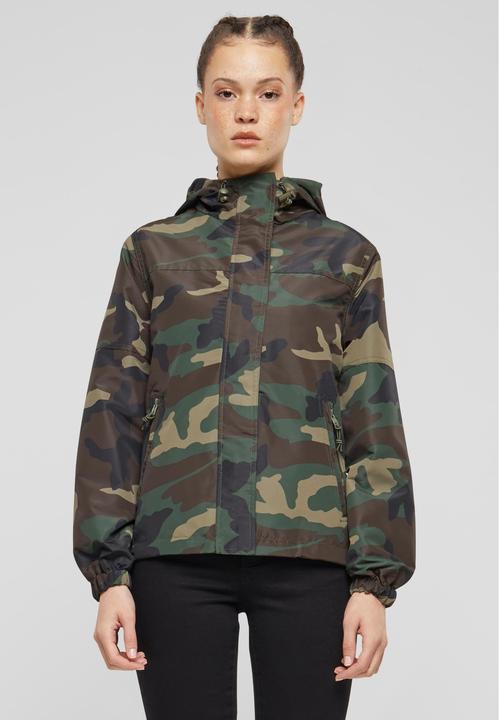 Actual product image Brandit Ladies summer front zip windbreaker size XL colour forest (XL)