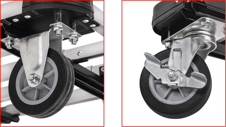 Image du produit Dema Chariot de transport en aluminium pliable (150 kg)