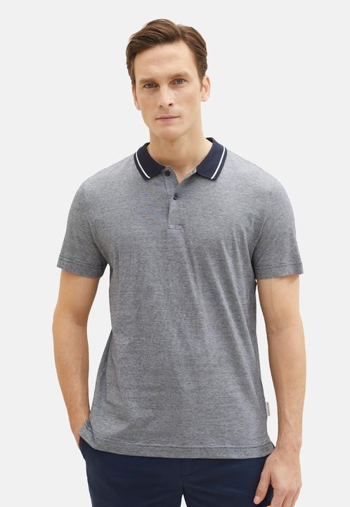 Produktbild Tom Tailor Poloshirt Basic Kurzarmshirt mit Polokragen (L)