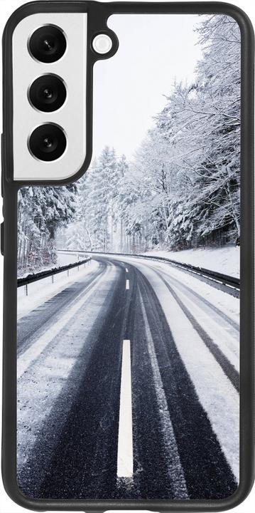 Immagine prodotto PhoneLook Coque Silicone rigide noir Inverno 22 Strada innevata (Samsung Galaxy S22)