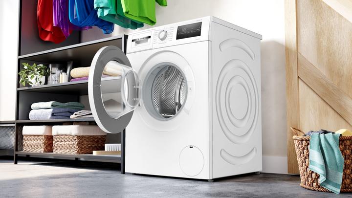 Actual product image Bosch Hausgeräte WAN28297 Washing machine (front-loading, freestanding, 7 kg, B, 1,400 rpm, series 4) (7 kg, Left)