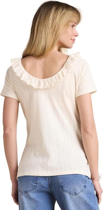 Actual product image Envie de Fraise Bio-Kollektion: Umstands-Shirt aus Pointelle-Jersey mit Rückenausschnitt (42)