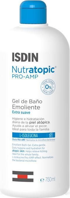 Image du produit Isdin Gel de bain émollient Nutratopic PRO-AMP 750ml (750 ml)