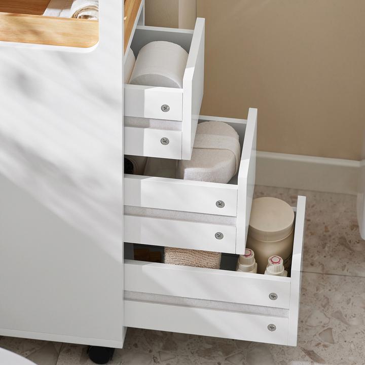 Actual product image SoBuy Niche shelf with 3 drawers (23 x 65 x 82 cm)