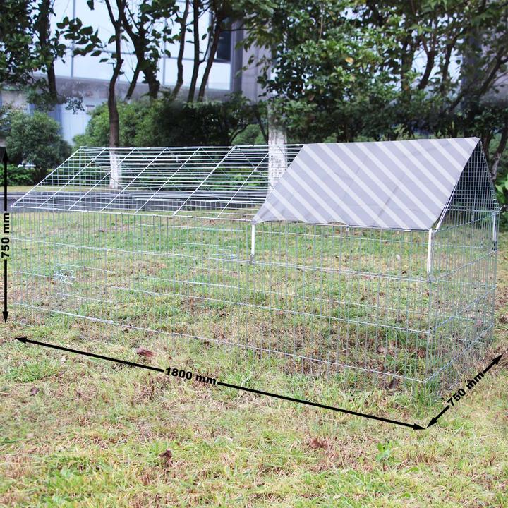 Actual product image Wiltec Small animal hutch Free run