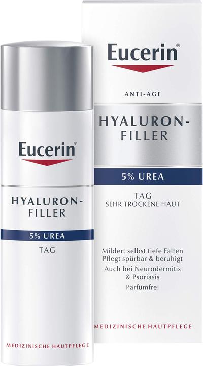 Image du produit Eucerin Hyaluron-Filler + 5% urée (50 ml, Crème de jour)