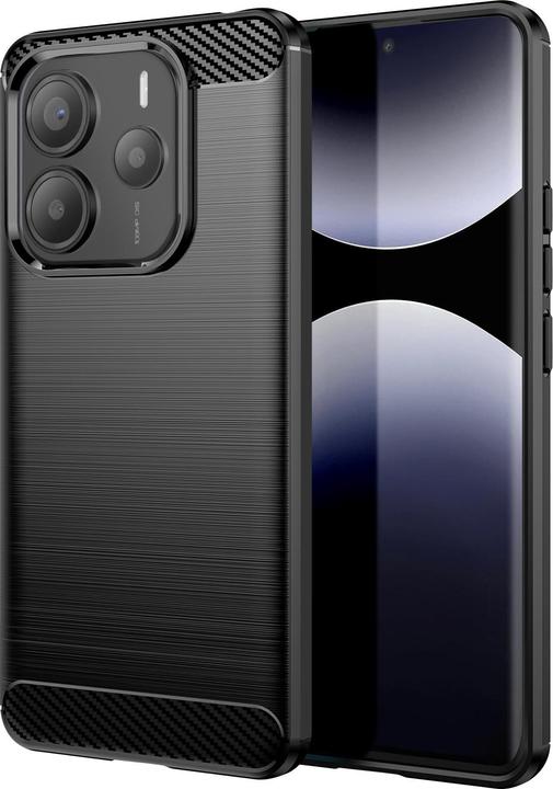 Image du produit Avizar Hülle für Xiaomi Redmi Note 14 5G Silikon Karbon Design (Xiaomi Redmi Note 14)