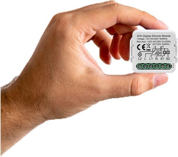 Image du produit Netplus Smart Dimmer Module 2 canaux Zigbee (Actionneur de variateur)