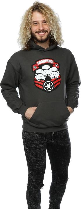 Actual product image Star Wars Mens Stormtrooper Troopers Hoodie (L)