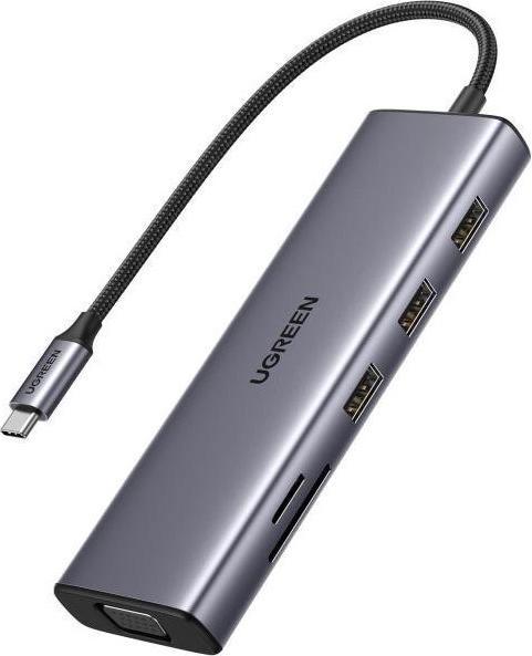 Immagine prodotto Ugreen Adattatore multifunzione USB-C 9-In-1 (USB-C, 9 Porti)