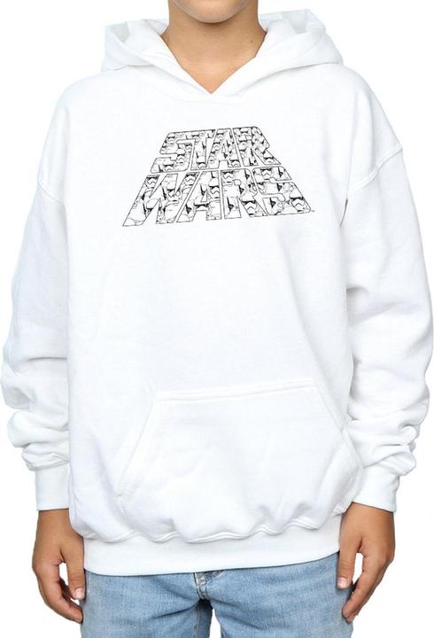 Produktbild Star Wars The Rise Of Skywalker Trooper Filled Logo Kapuzenpullover Jungen (152, 158)