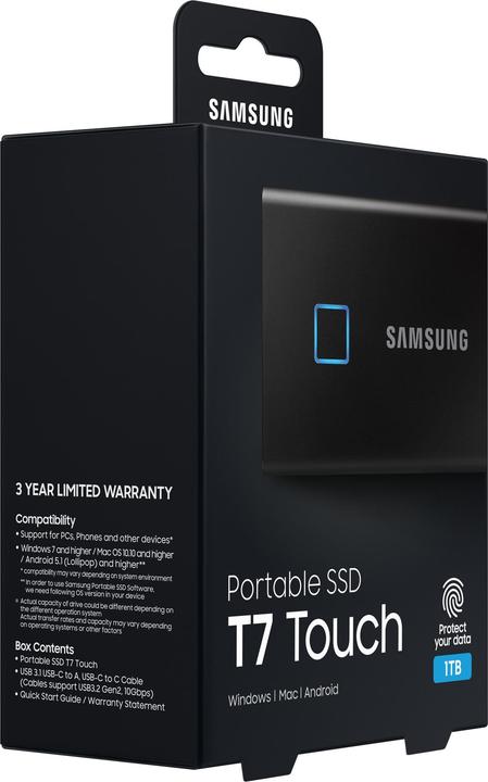 Immagine prodotto Samsung Portable T7 Touch (1000 GB)