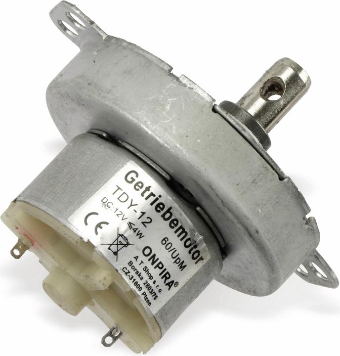 Produktbild Eneroid Gleichstrom-Getriebemotor TDY-12, 12 V-, 0,18 A, 60 U/min