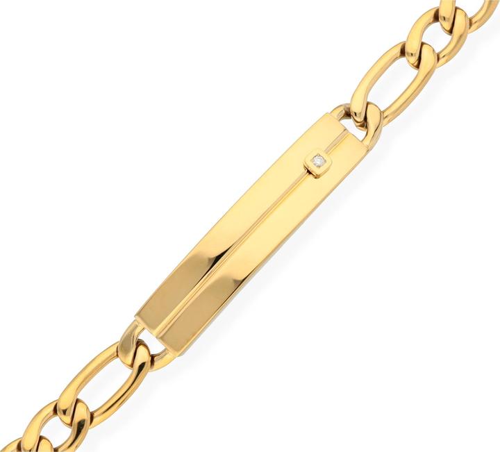 Carat Men's Classic Diamond (21 cm, Edelstahl)