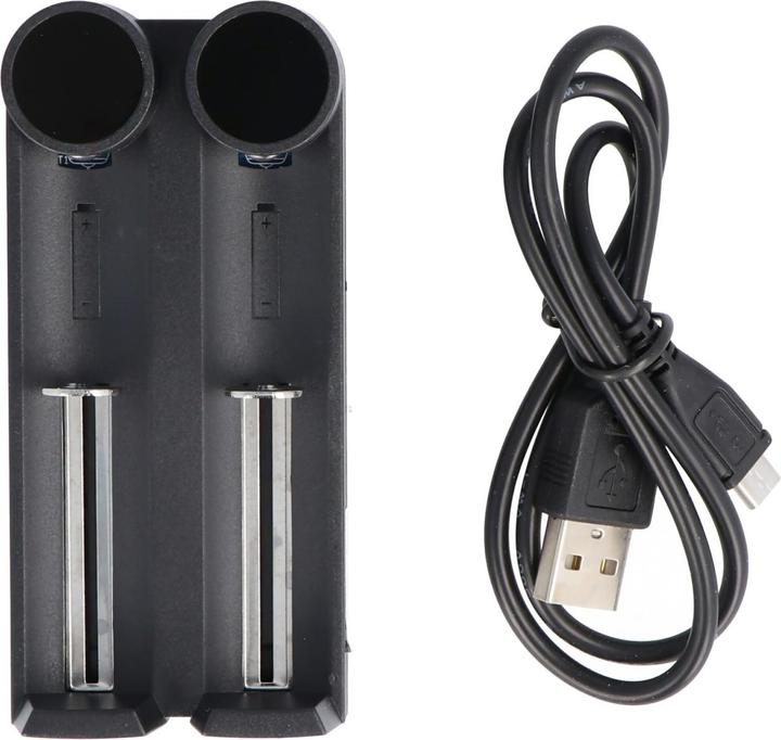 Immagine prodotto Efest SLIM K2 2-Schacht Li-Ion-Akkuladegerät (1 pz., Batteria + Caricabatterie)