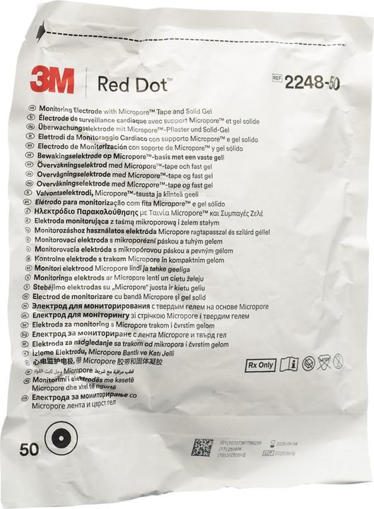 3M Red Dot EKG Elektroden rund (50 Stk)
