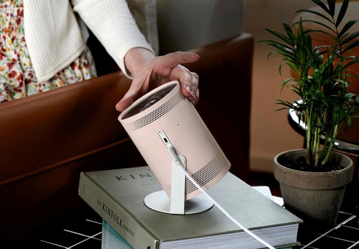 Immagine prodotto Samsung Pelle Freestyle, rosa (Borsa per il trasporto del videoproiettore)