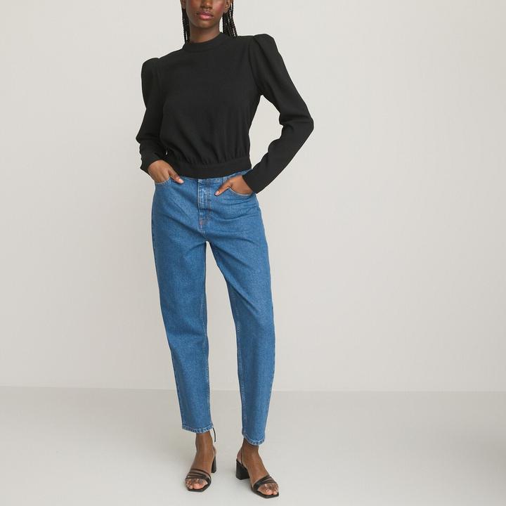 Produktbild La Redoute Collections Boyfit-Jeans mit hohem Bund (32, 38)