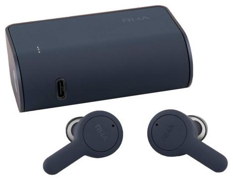Image du produit RHA TrueConnect 2 Ecouteurs intra-auriculaires True Wireless avec étui de chargement Navy (ANC, 35 h, Sans fil)