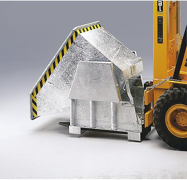 Produktbild eurokraft pro Kippbehälter, Standard-Bauhöhe, ohne Fahrwerk (1200 l)